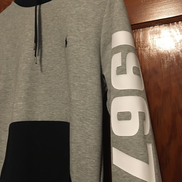 COLOR BLOCK POLO BY RALPH LAUREN HOODIE - Picture 3 of 5